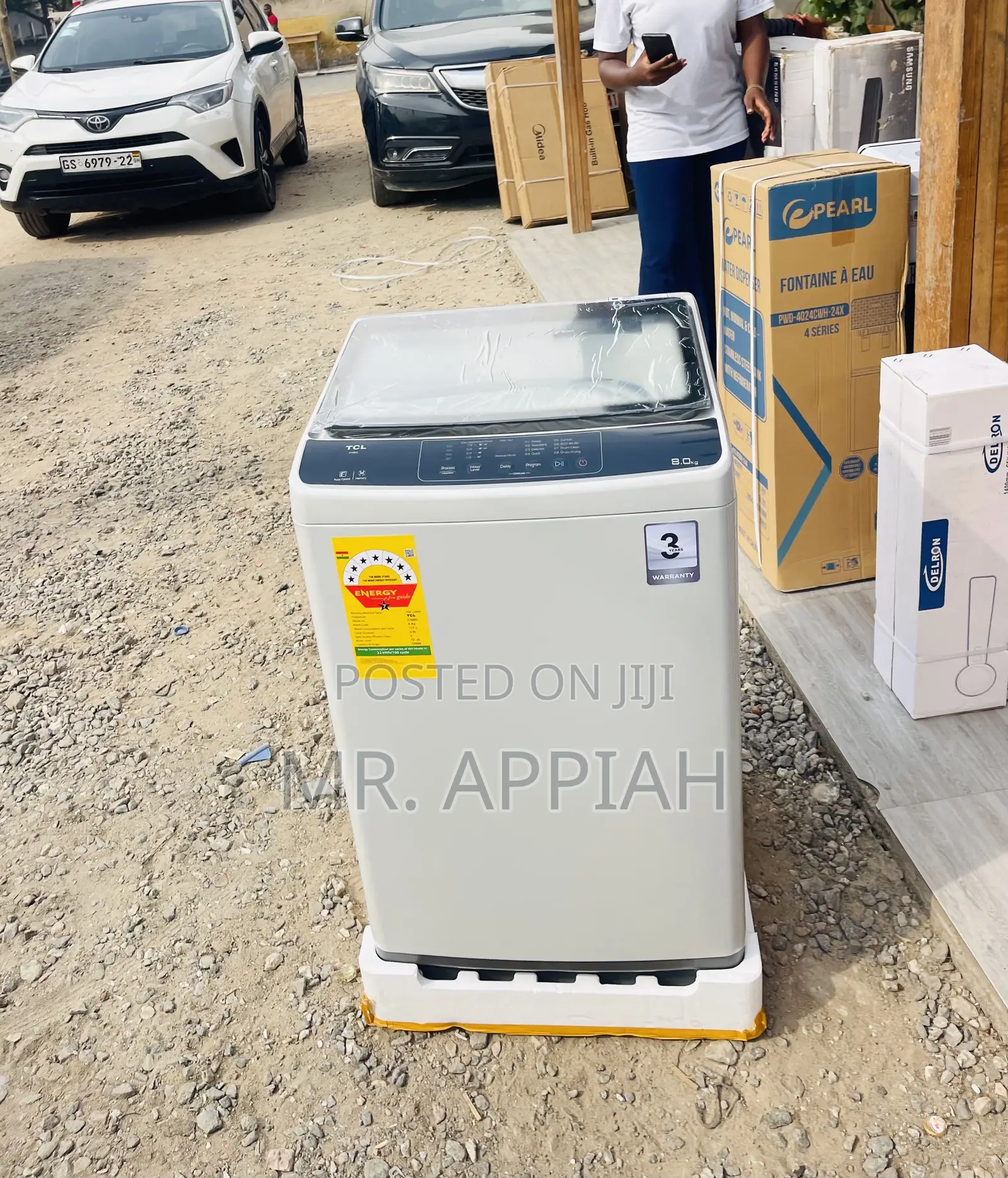 Buy Unique TCL F708tl 8kgSemi-Auto Top Load Washing Machine