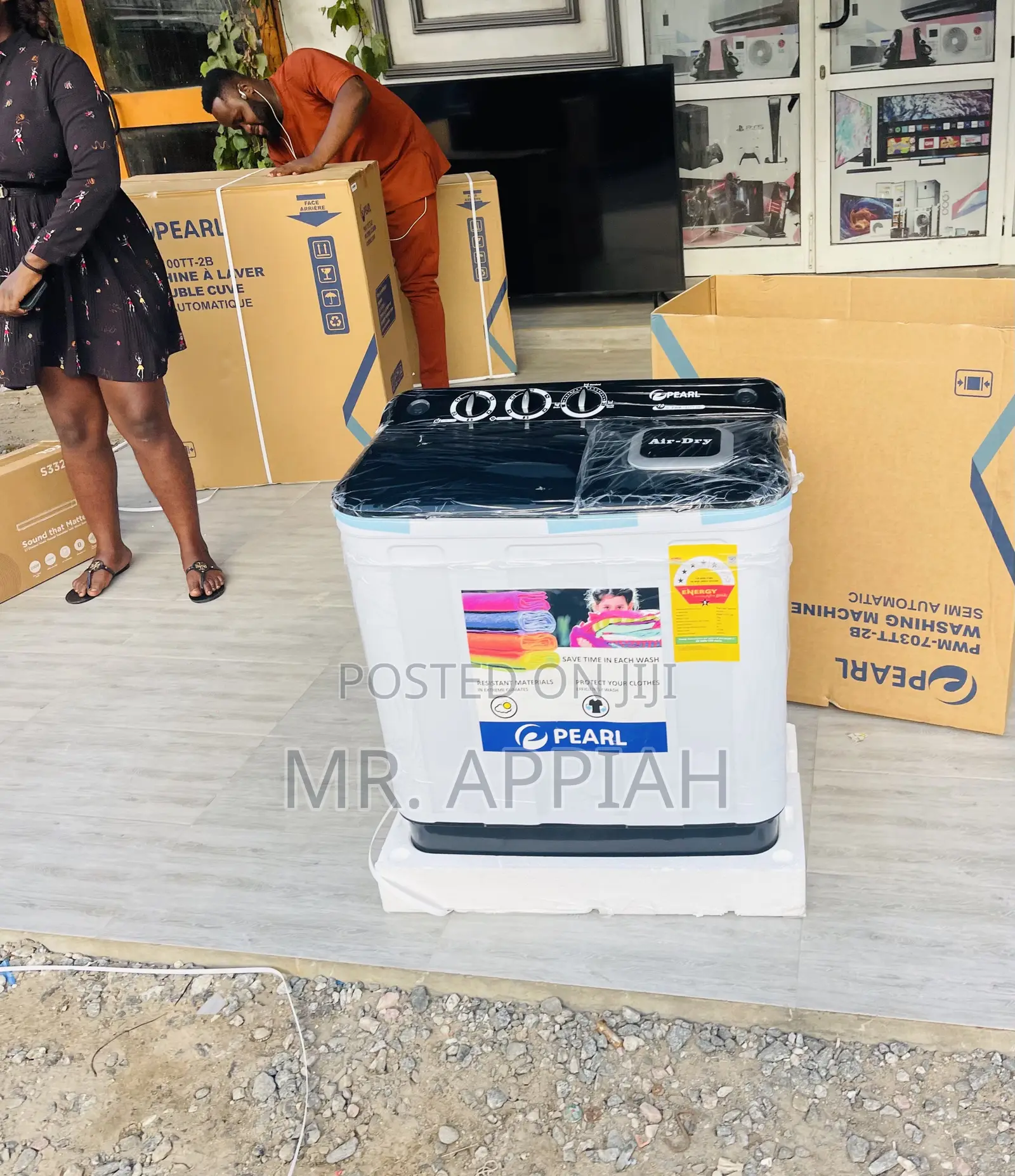 Authentic Nasco 7kg Twin Top Electric Washing Machine.