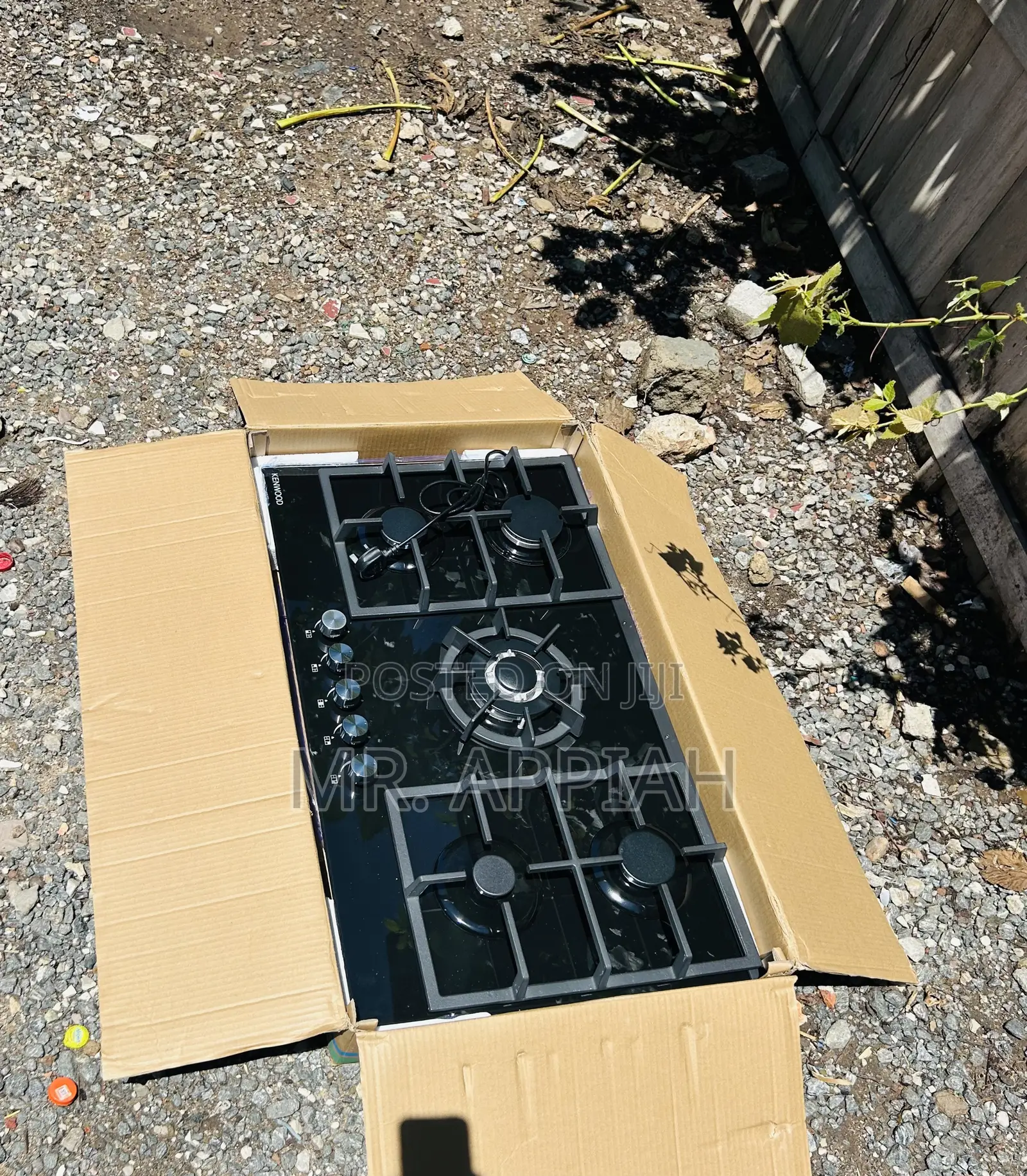 Order Unique Kenwood 5 Gas Built-in Burner(Black) 