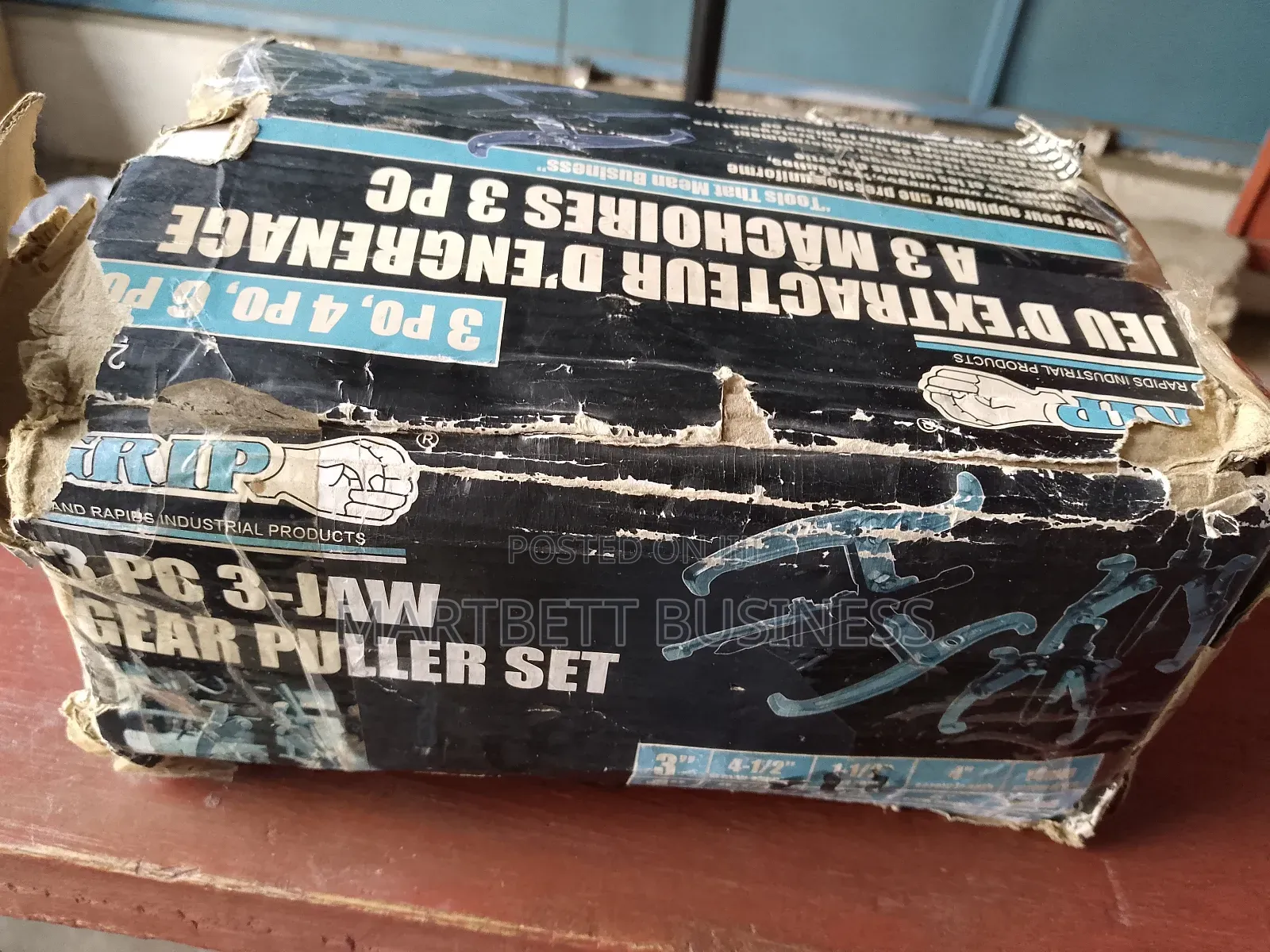 3pcs Jaw Gear Puller Set