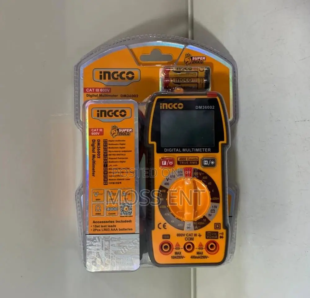 Digital Multimeter 600v - Dm36002
