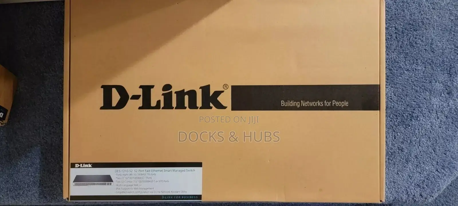 D-Link 52-Port Smart Managed Switch | 48 Gbe + 4 SFP Ports