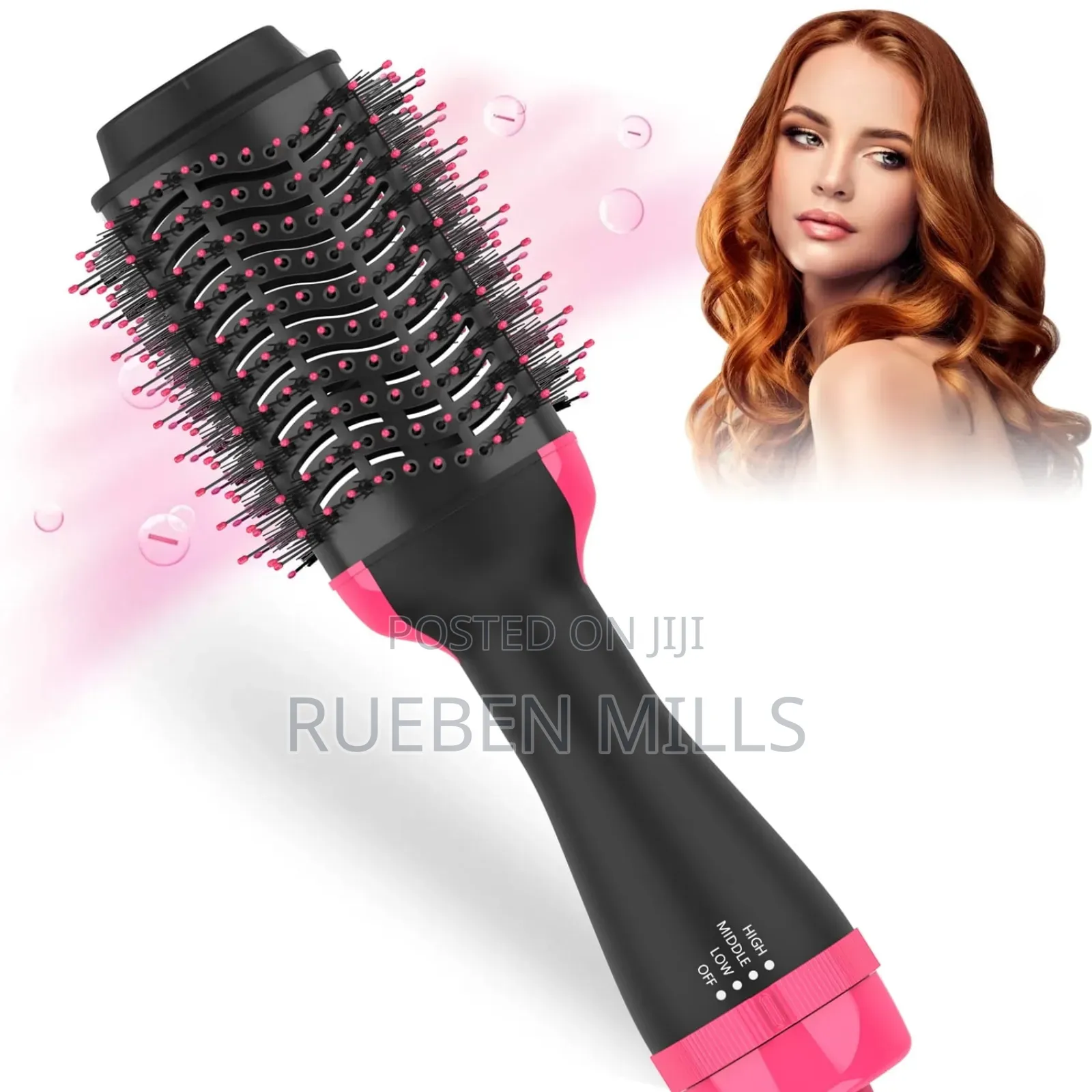 3 In 1 Blow Dryer Brush Comb Hot Air Hair Straightener