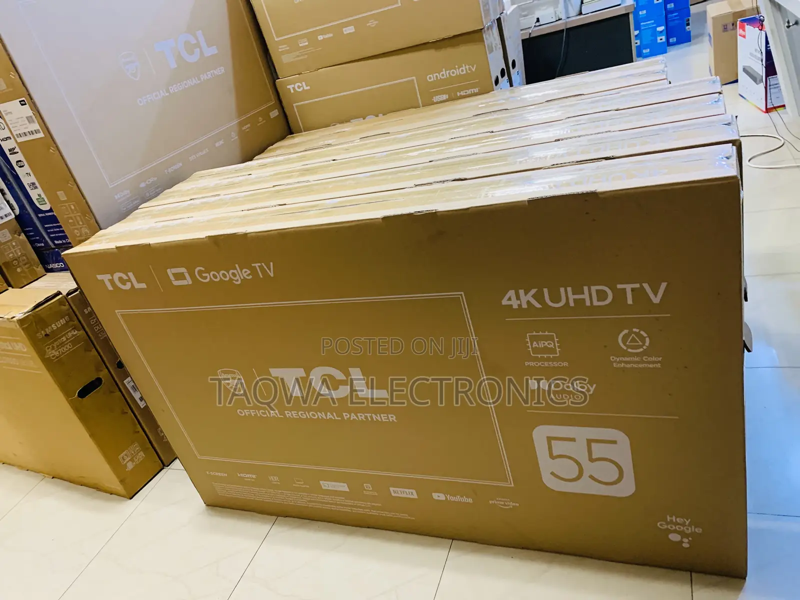 TCL 55”Uhd -Frameless Tv