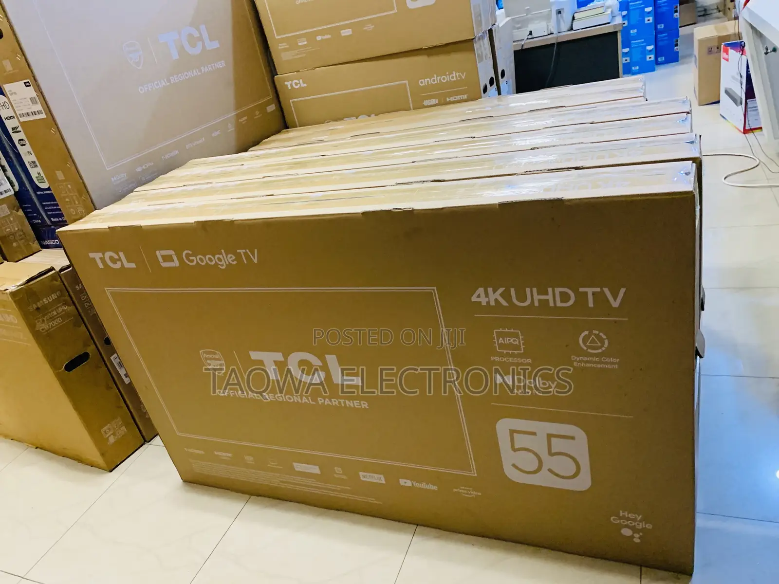 TCL 55”Uhd -Frameless Tv