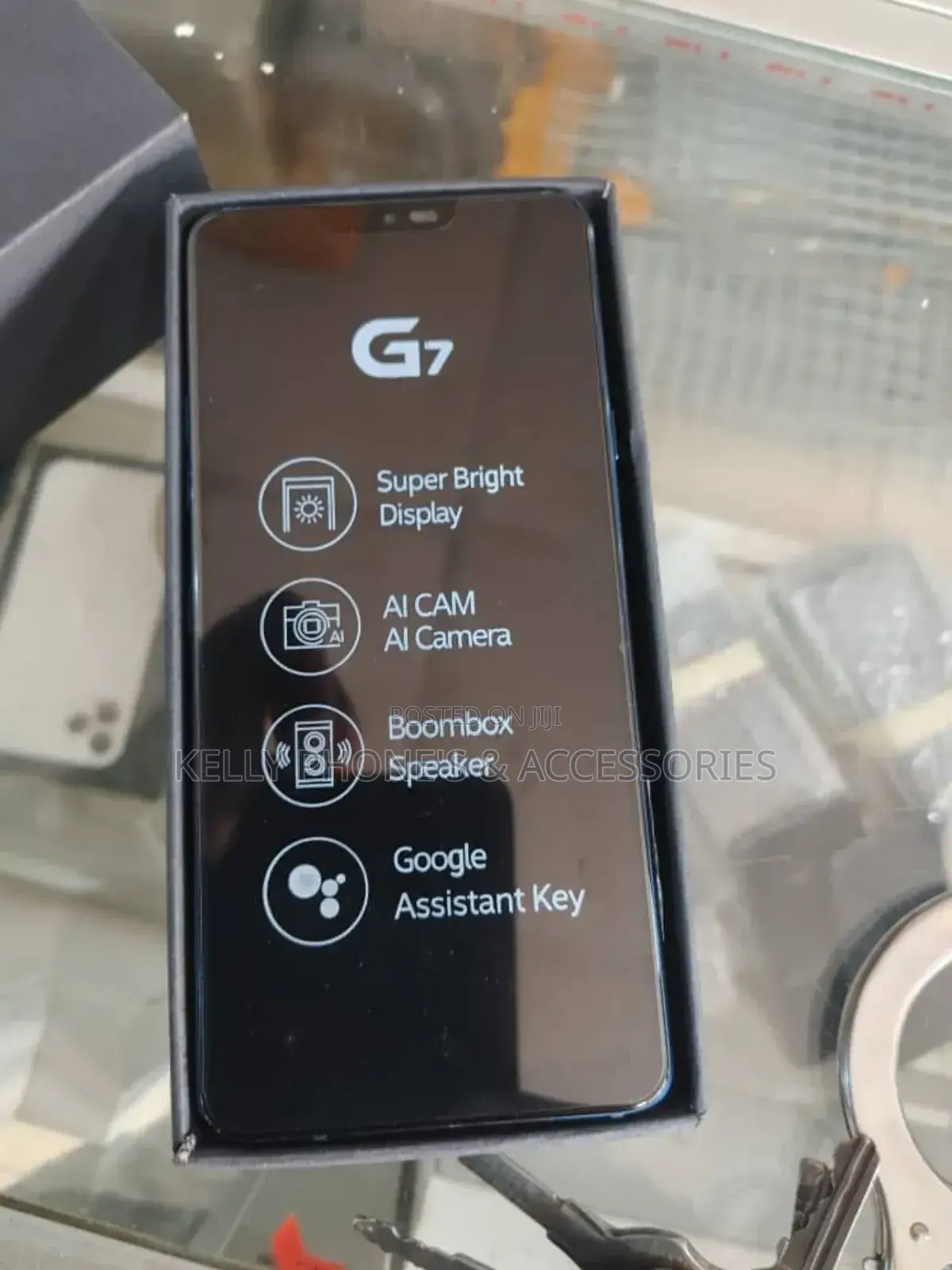 New LG G7 ThinQ 128 GB Blue