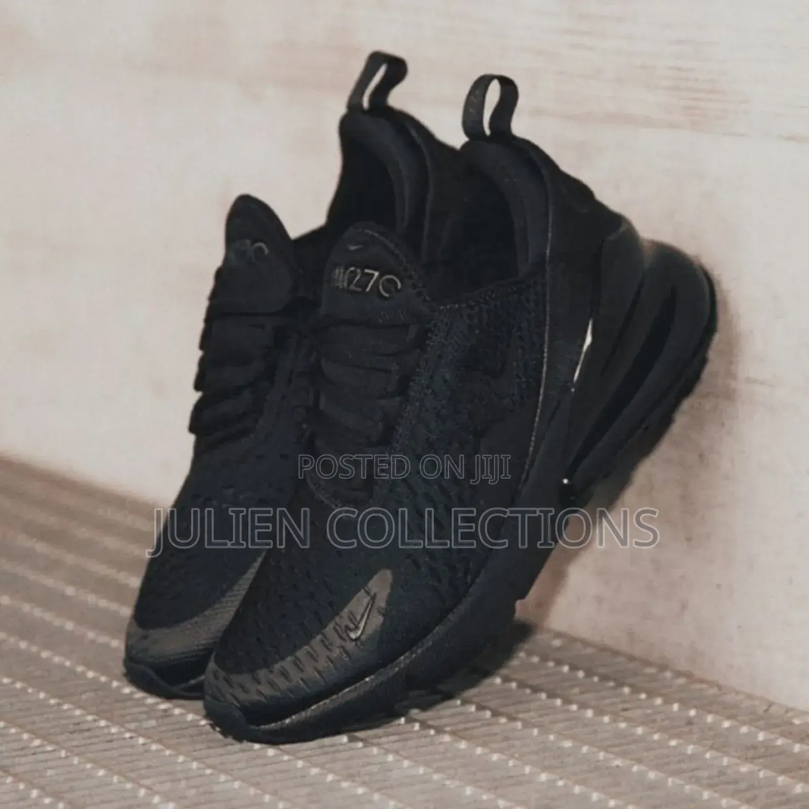 Nike Air Max 270 Black Smooth