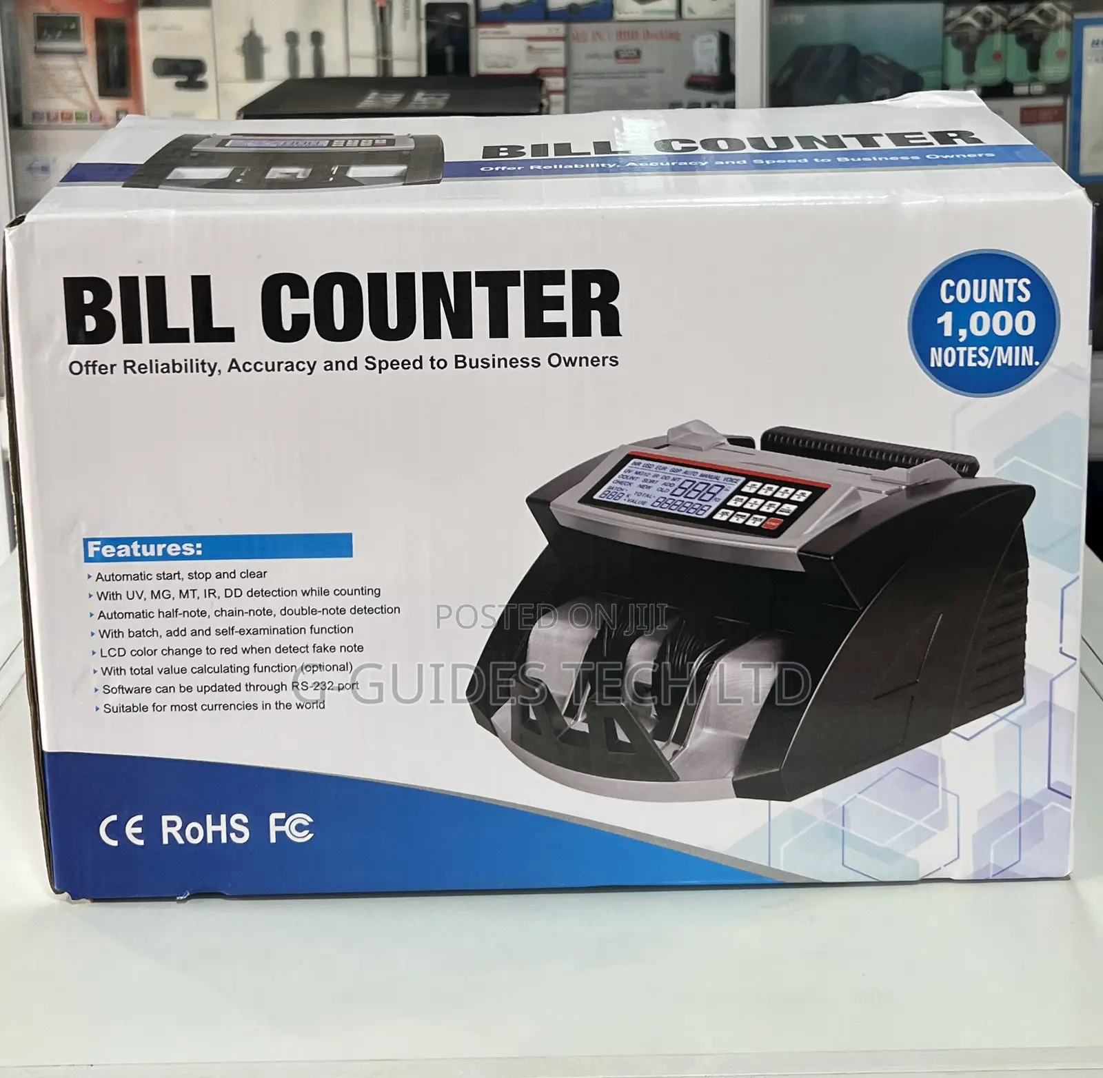 Al-6000 Bill Counter, Money Counting Machine