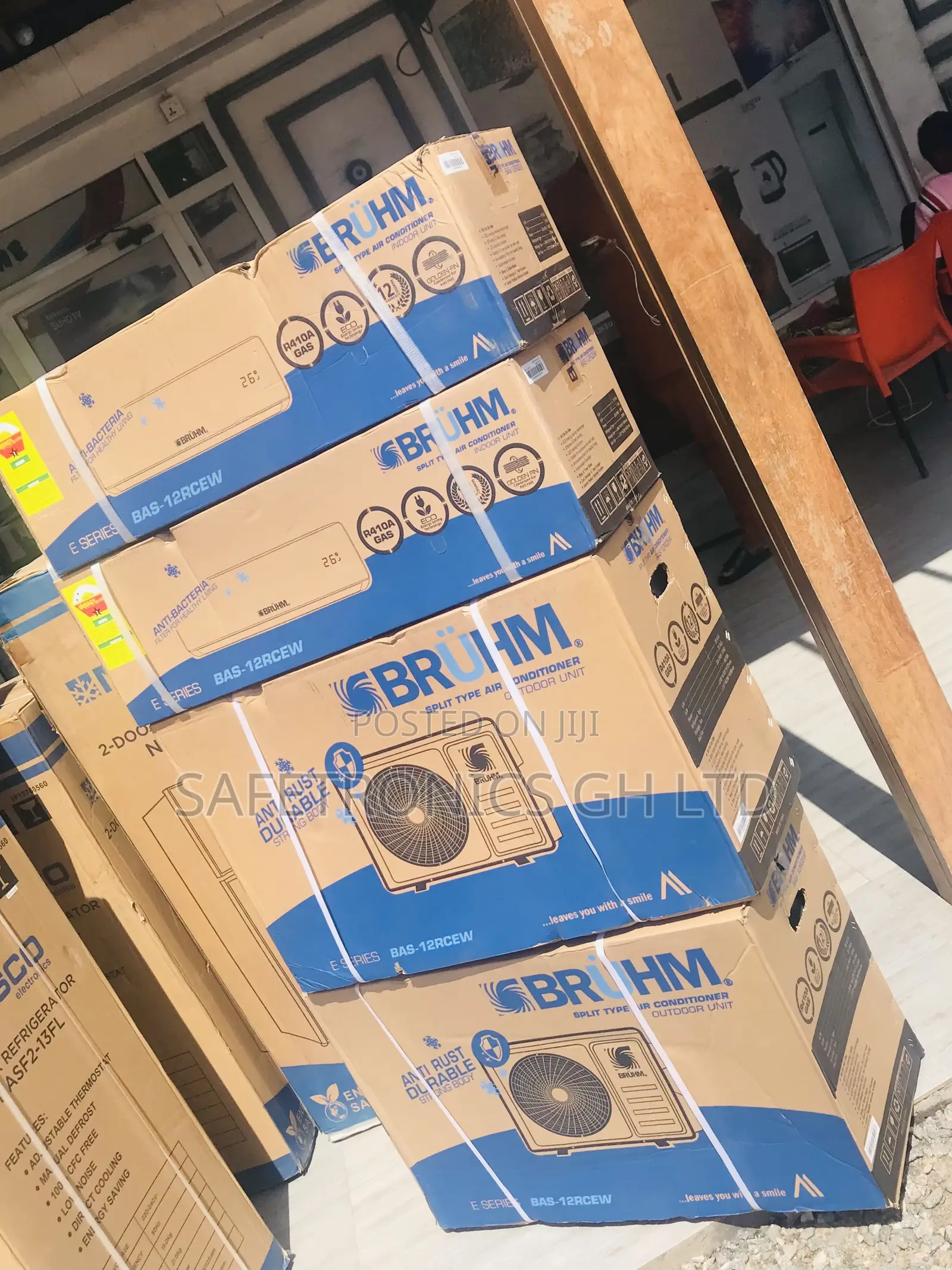Neatly Boxed Bruhm 1.5 Horsepower Split Inverter AC