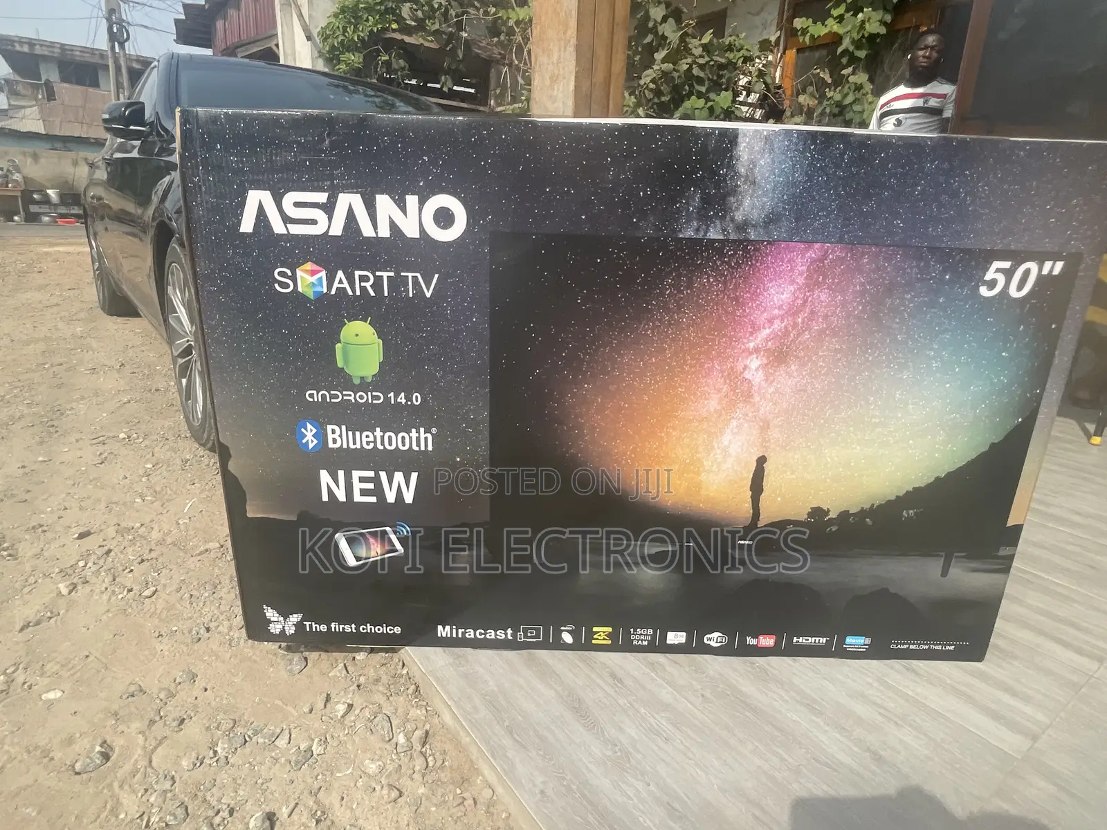 (Available In Stock) HDR Asano 50′′ Ultra HD 4K Smart LED TV