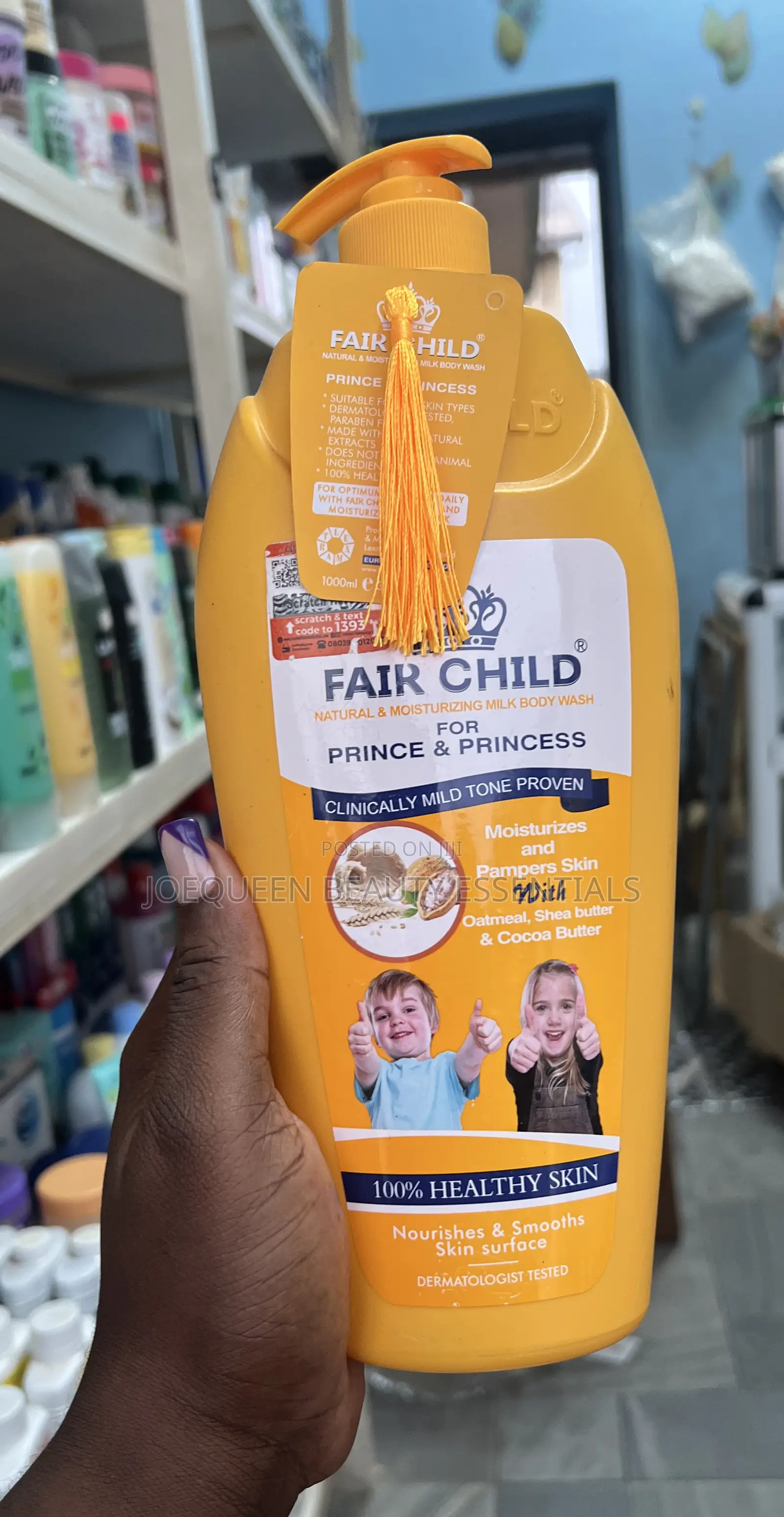 Fair Child Moisturizing Milk Body Wash