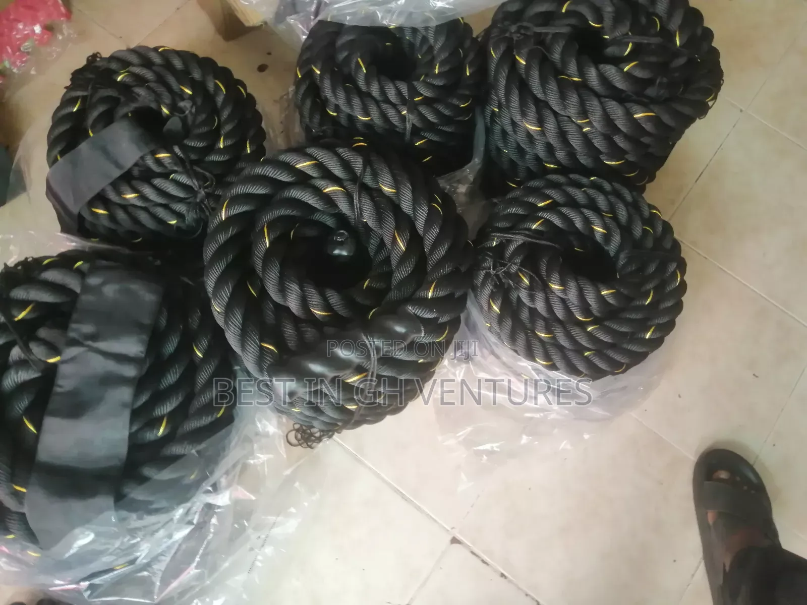 38mm 15m(50ft) Battle Rope /Tag of War Rope