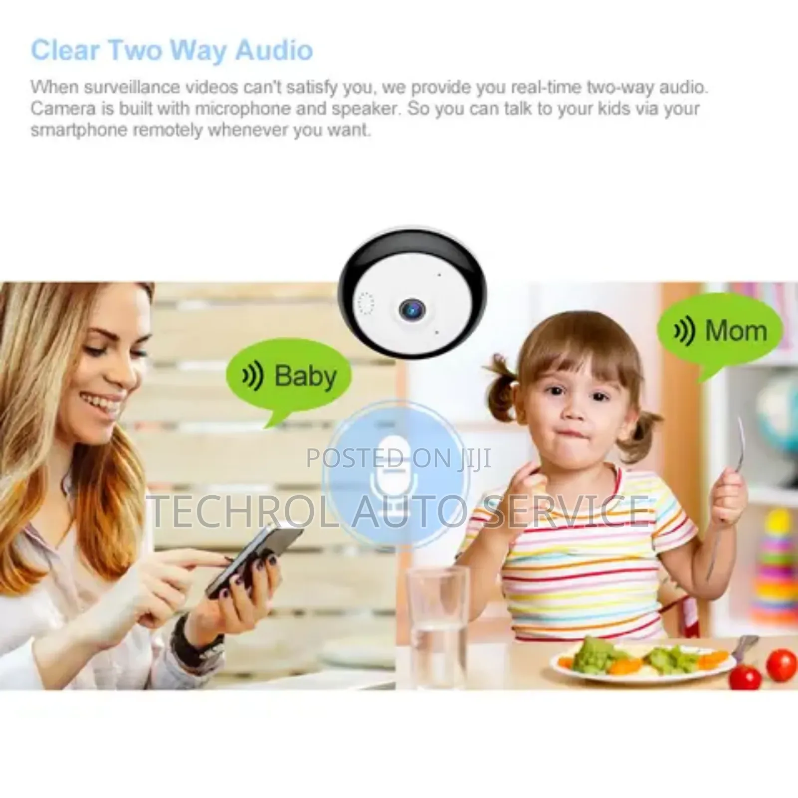 V380 Pro Indor N Otdoor Camera,3MP With 2 WAY Voice Function