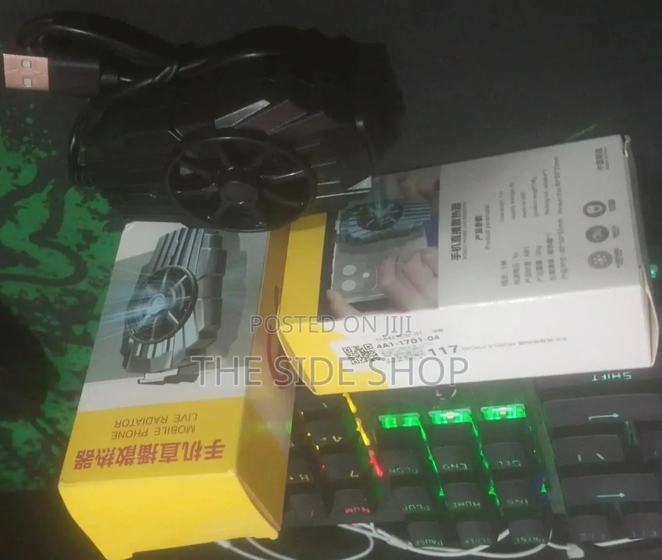 Mobile Gaming Phone Cooler Cooling Fan Radiator