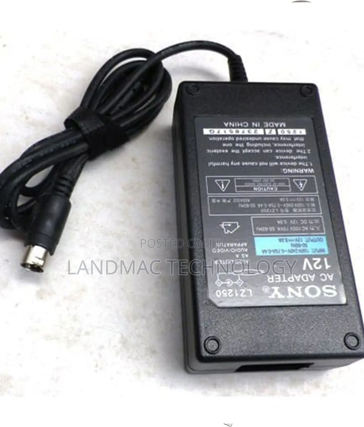 Sony 12V DC 5A AC Adapter Power Supply Cord