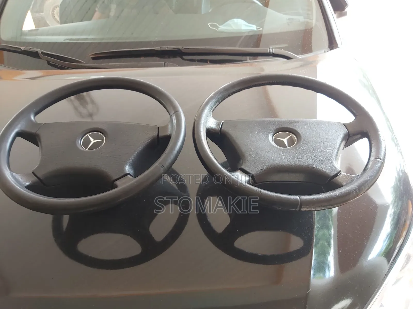 Clean Mercedes Steering Wheel