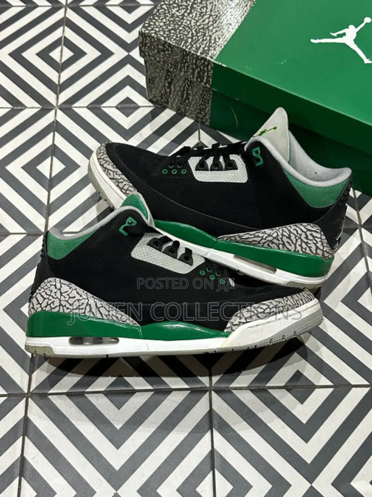 Jordan Retro 3 Pine Green