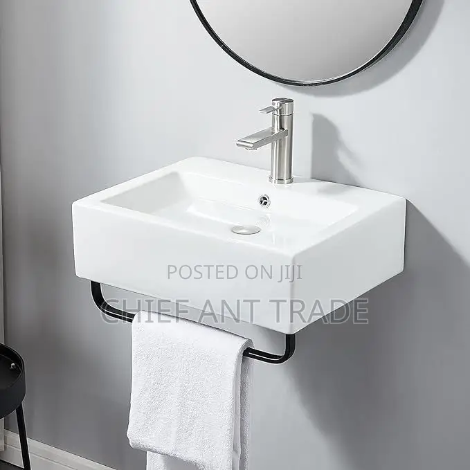 Basin With Mirror Glass Stand. 2017-43