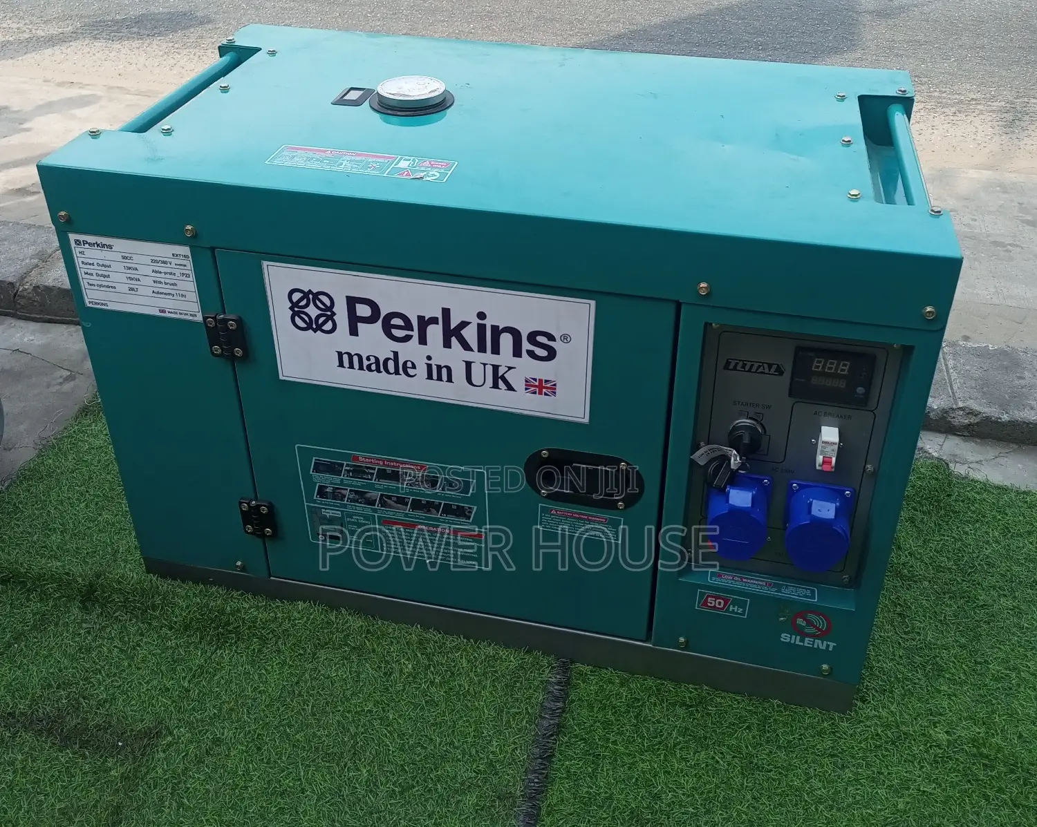 Best Noise Perkins Generator 15kva 16500w 230v UK Generator