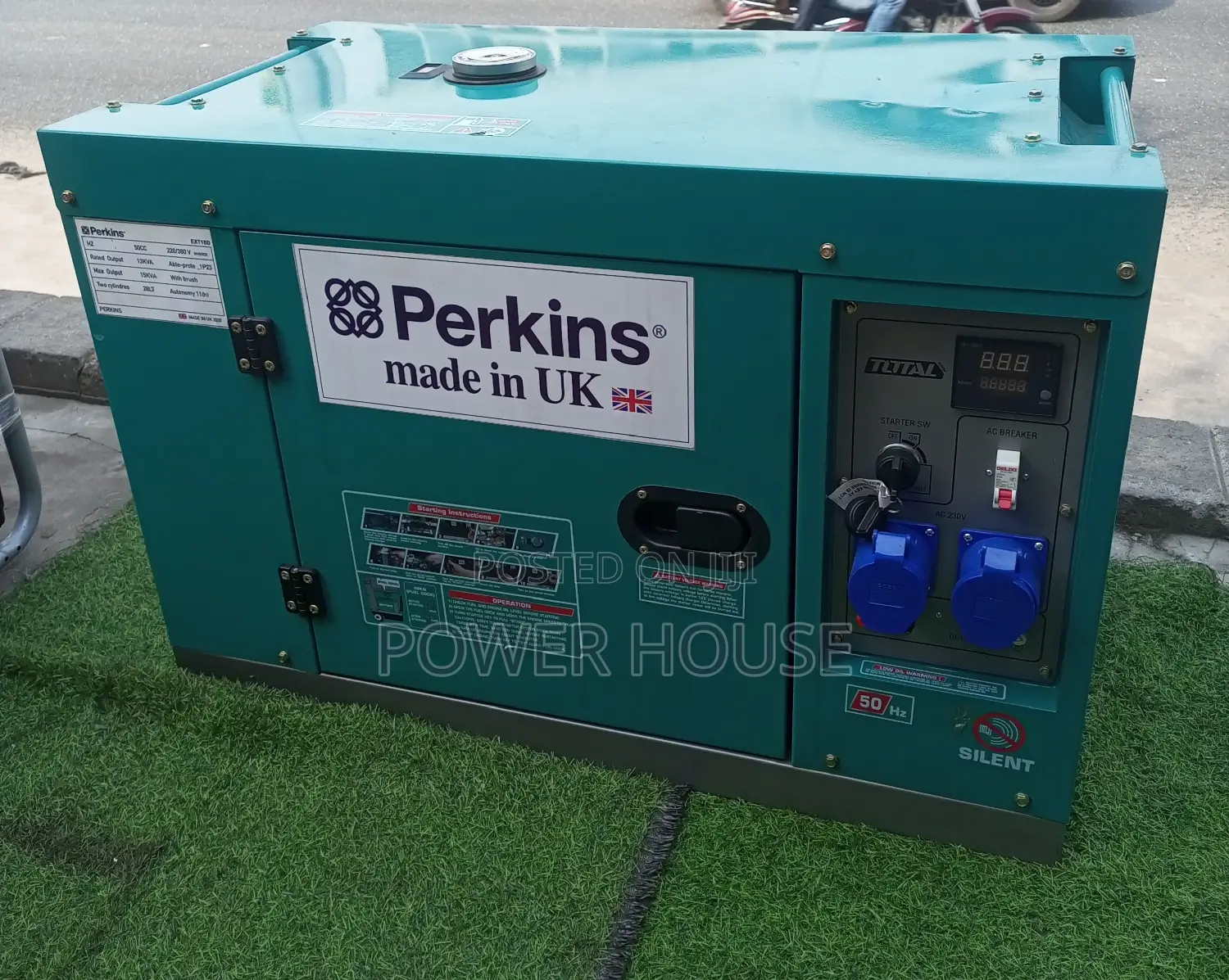 Incomparable Generator 15kva Perkins Generator 16500w 230v