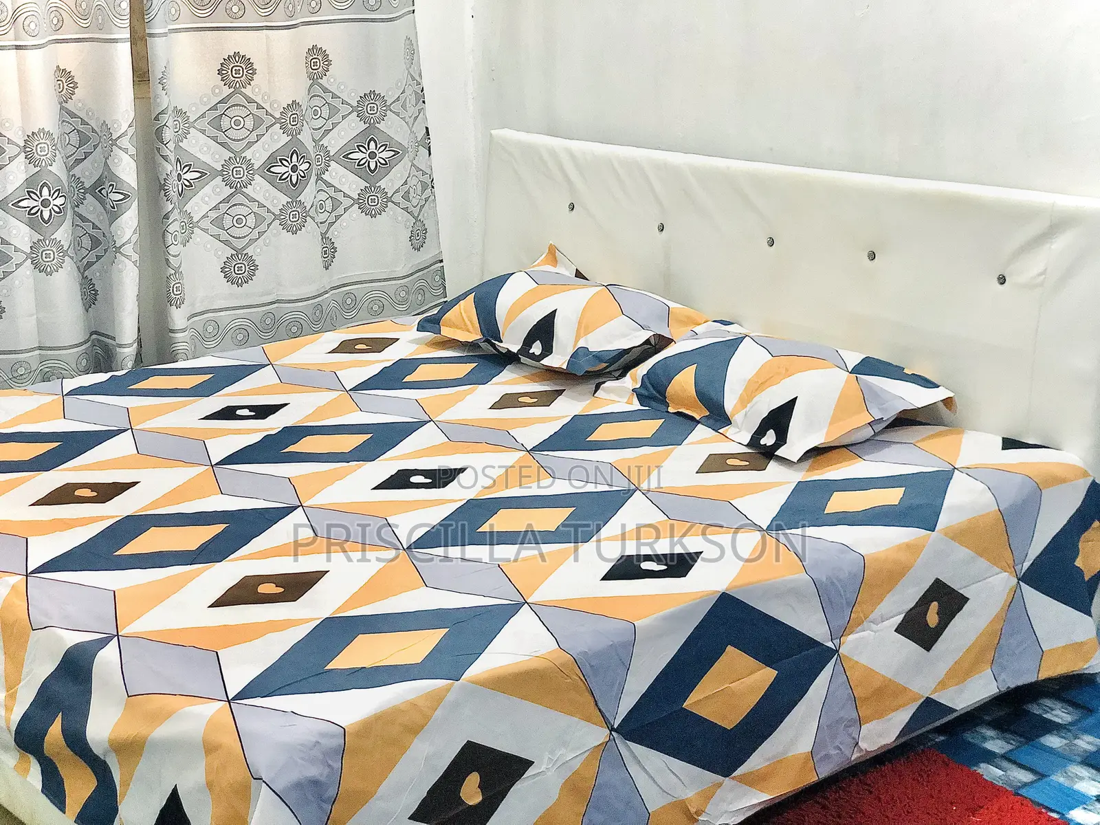 Green Flowers Bedsheets