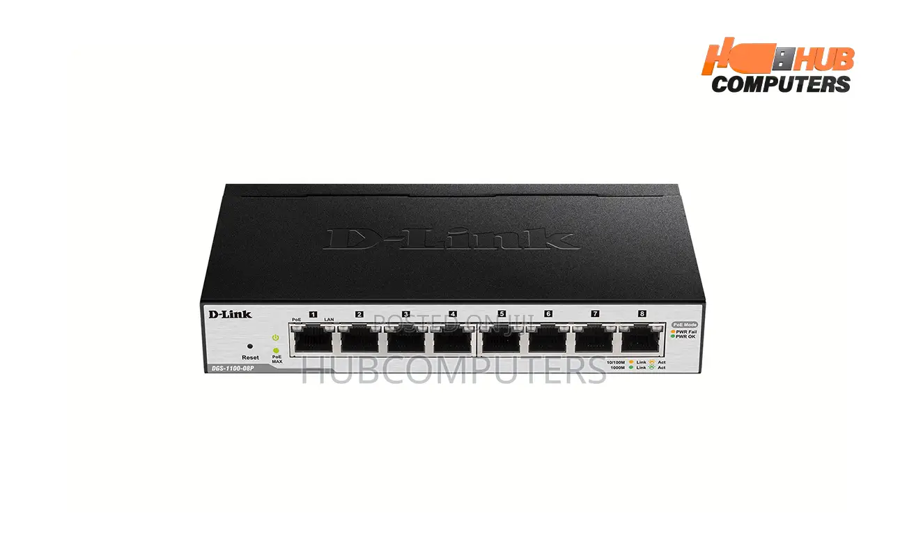 D-Link DGS-F1100-10ps-E 8 Port Poe Gigabit Smart Managed
