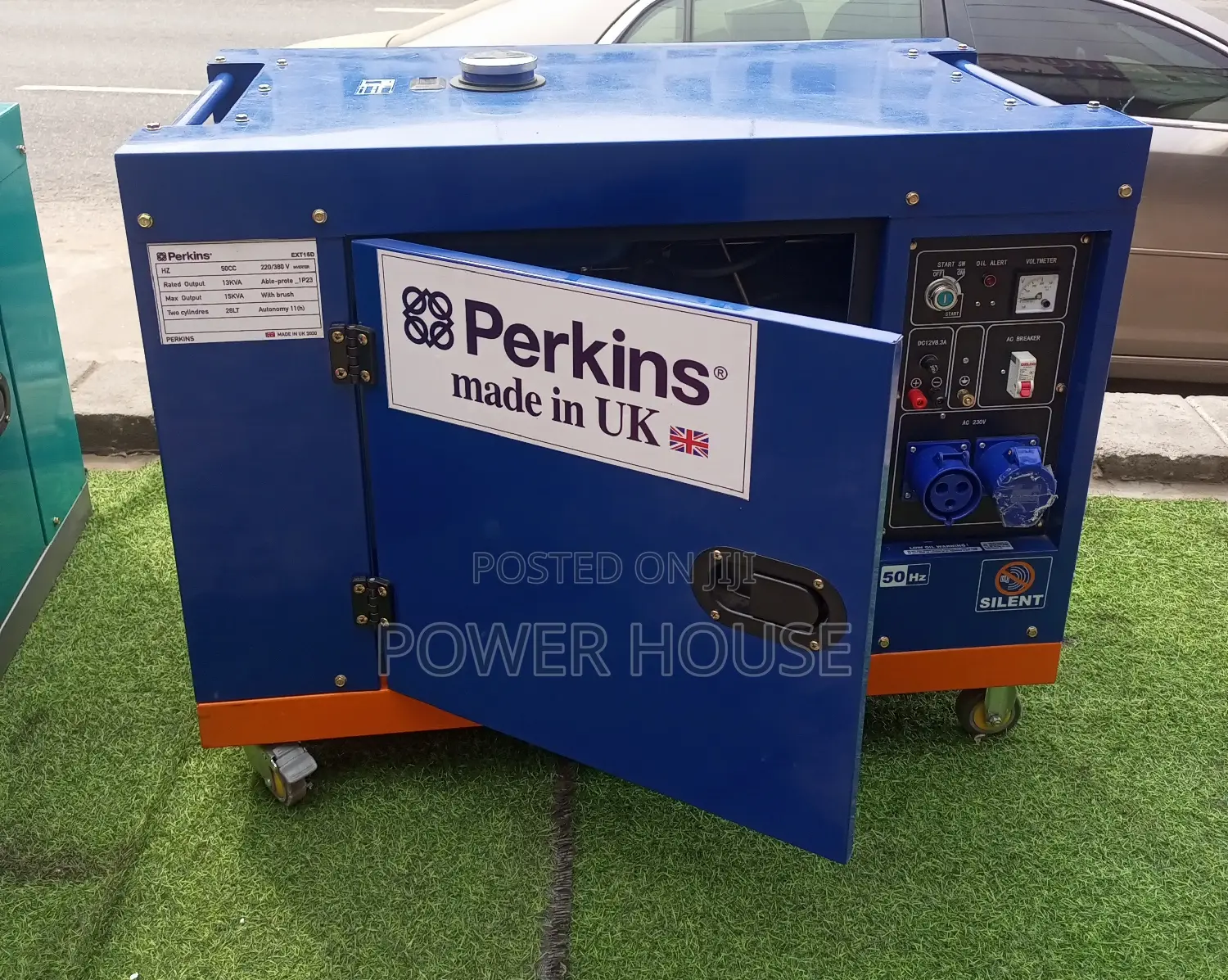 Hush Diesel UK Generator 15kva Perkins Generator 16500w 230v
