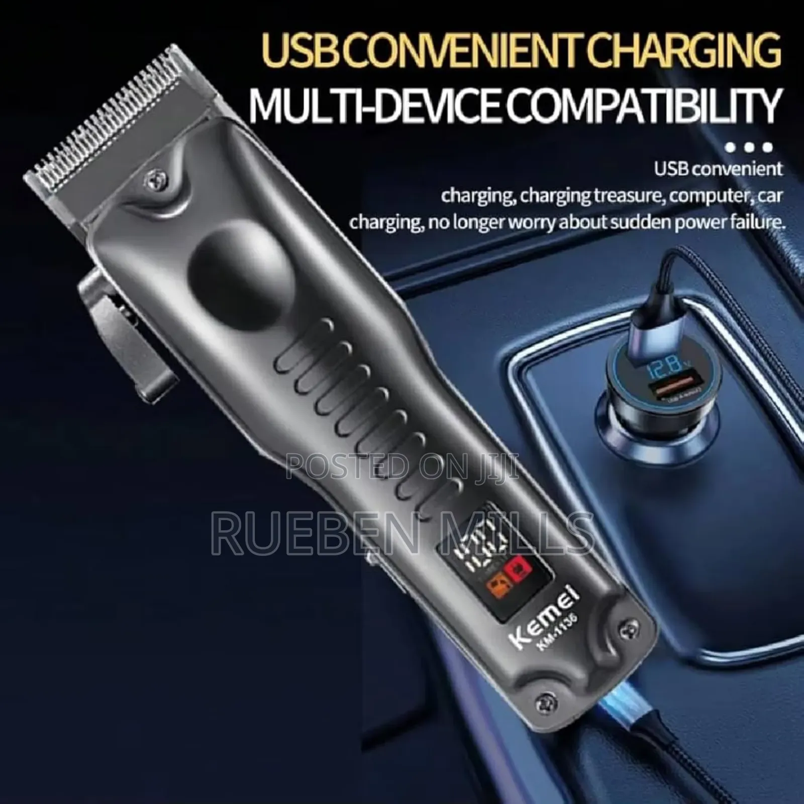 Kemei KM1136 Retro Hair Trimmer Barbers Barbering Machine