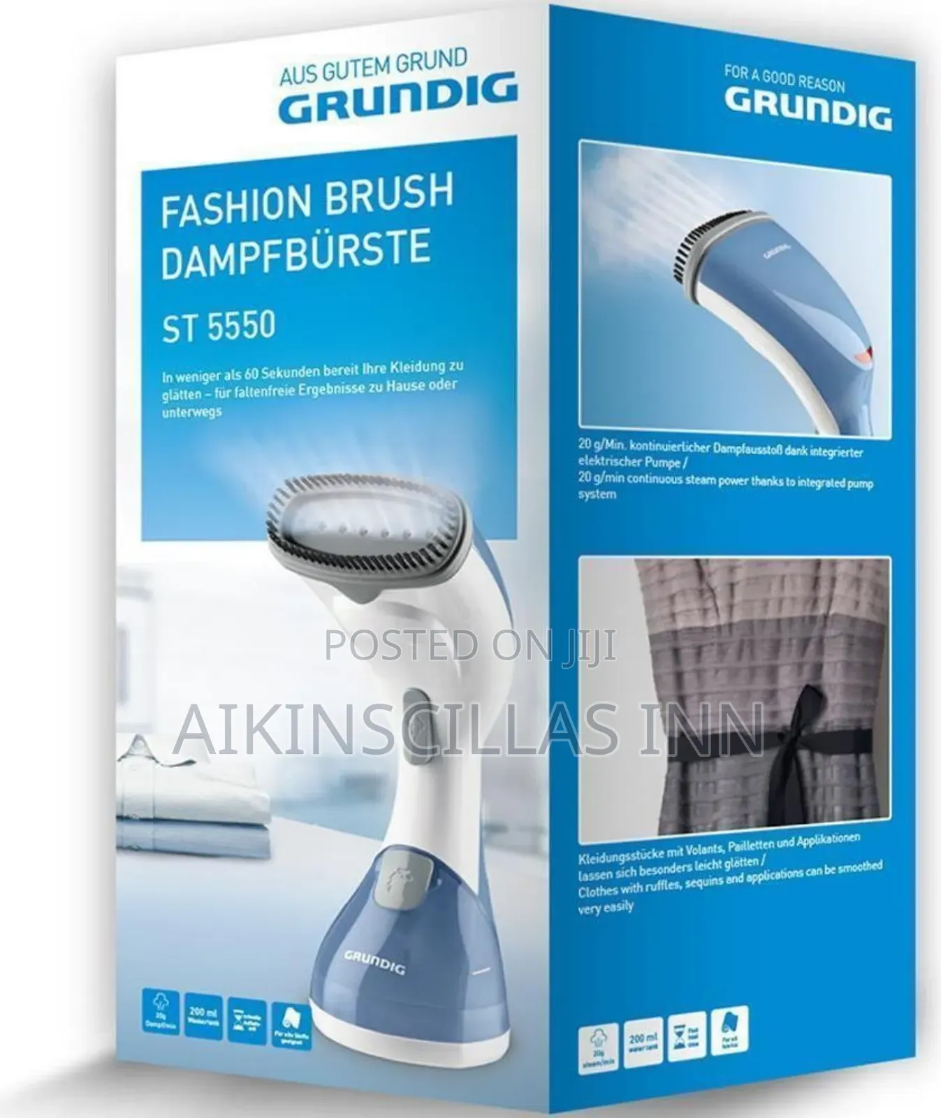 Grundig Hand Held Garment Steamer Iron