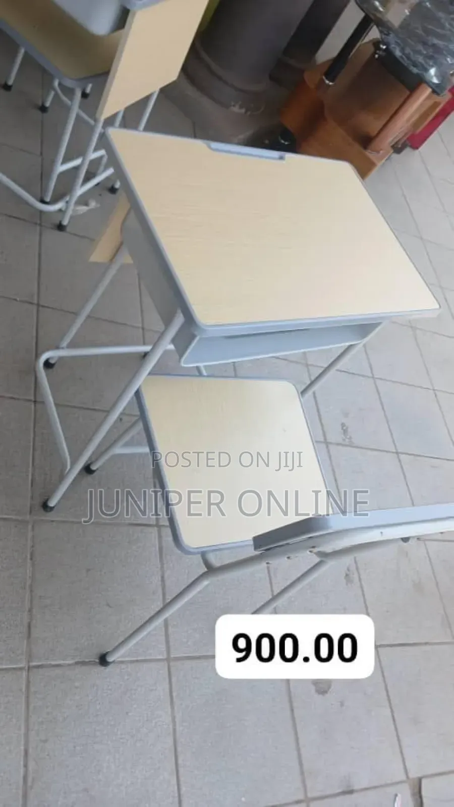 School Desk Table and Chair Sempei