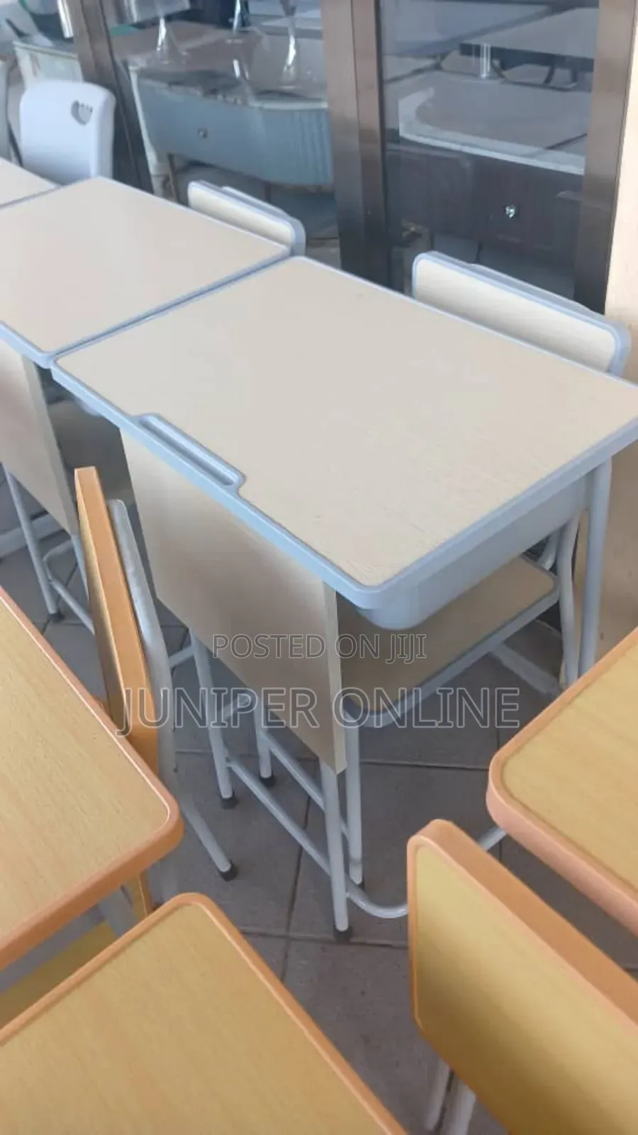 School Desk Table and Chair Sempei