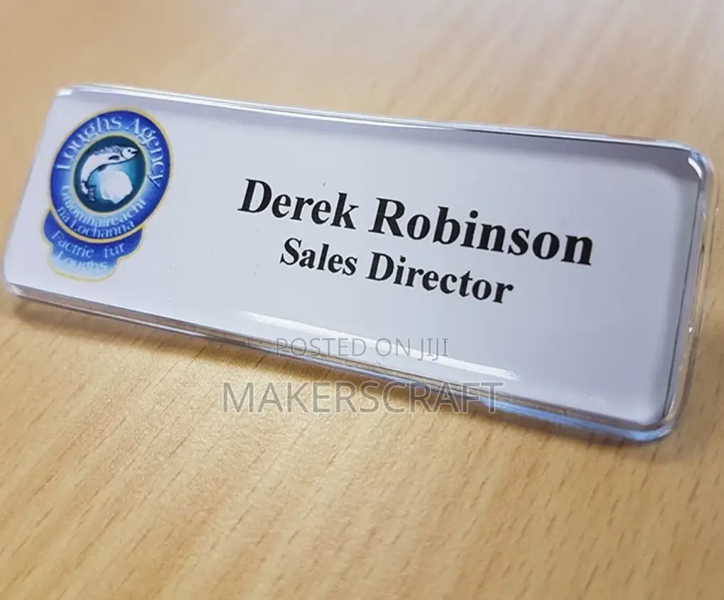 Quality Metal Domed Badges / Name Tags