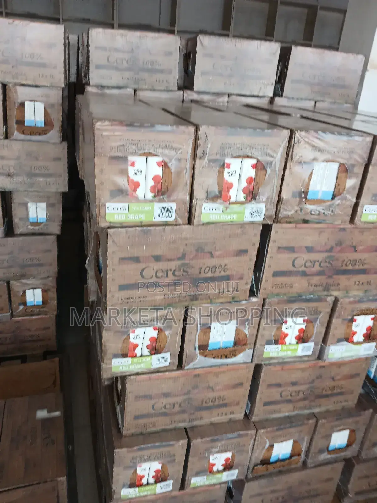 Ceres Red Grapes 1l X12 Min 50 Boxes