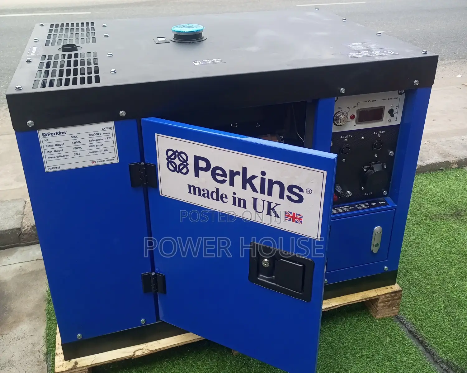 Efficacious Perkins 15kva Generator 16500w 230v UK Generator