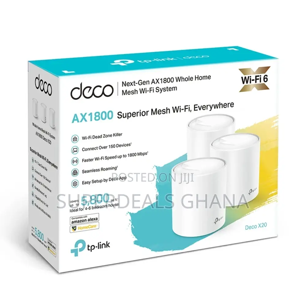 Ax1800 Whole Home Mesh Wi-fi 6 System