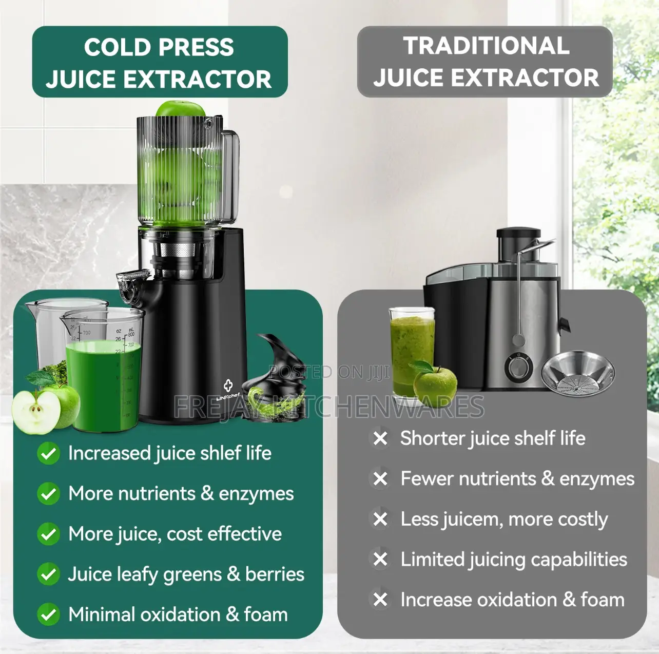 Linkchef Masticating Slow Juicer