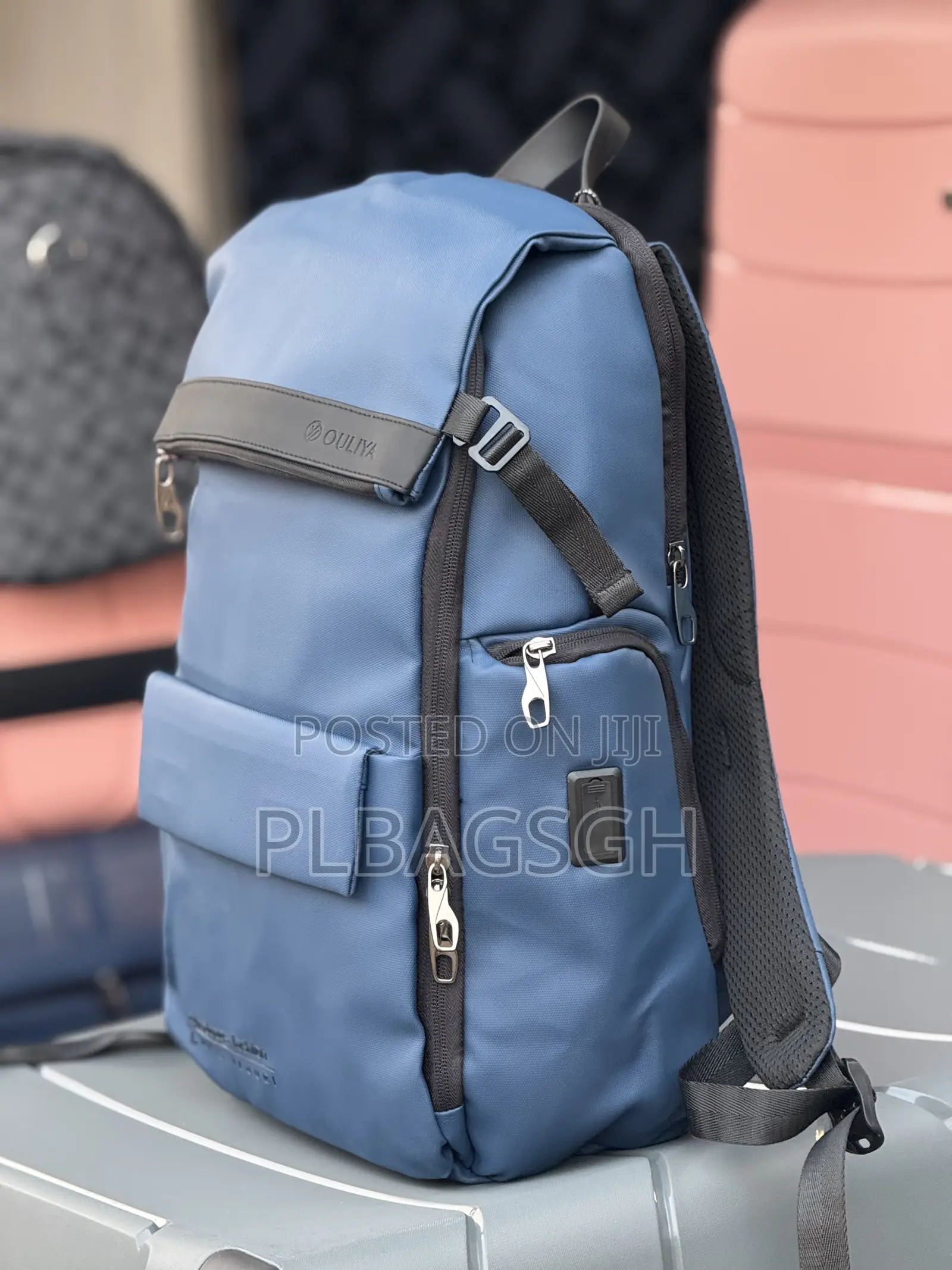 Potable Leather Multi Fashionable Bag for 15.6 Inches Laptop