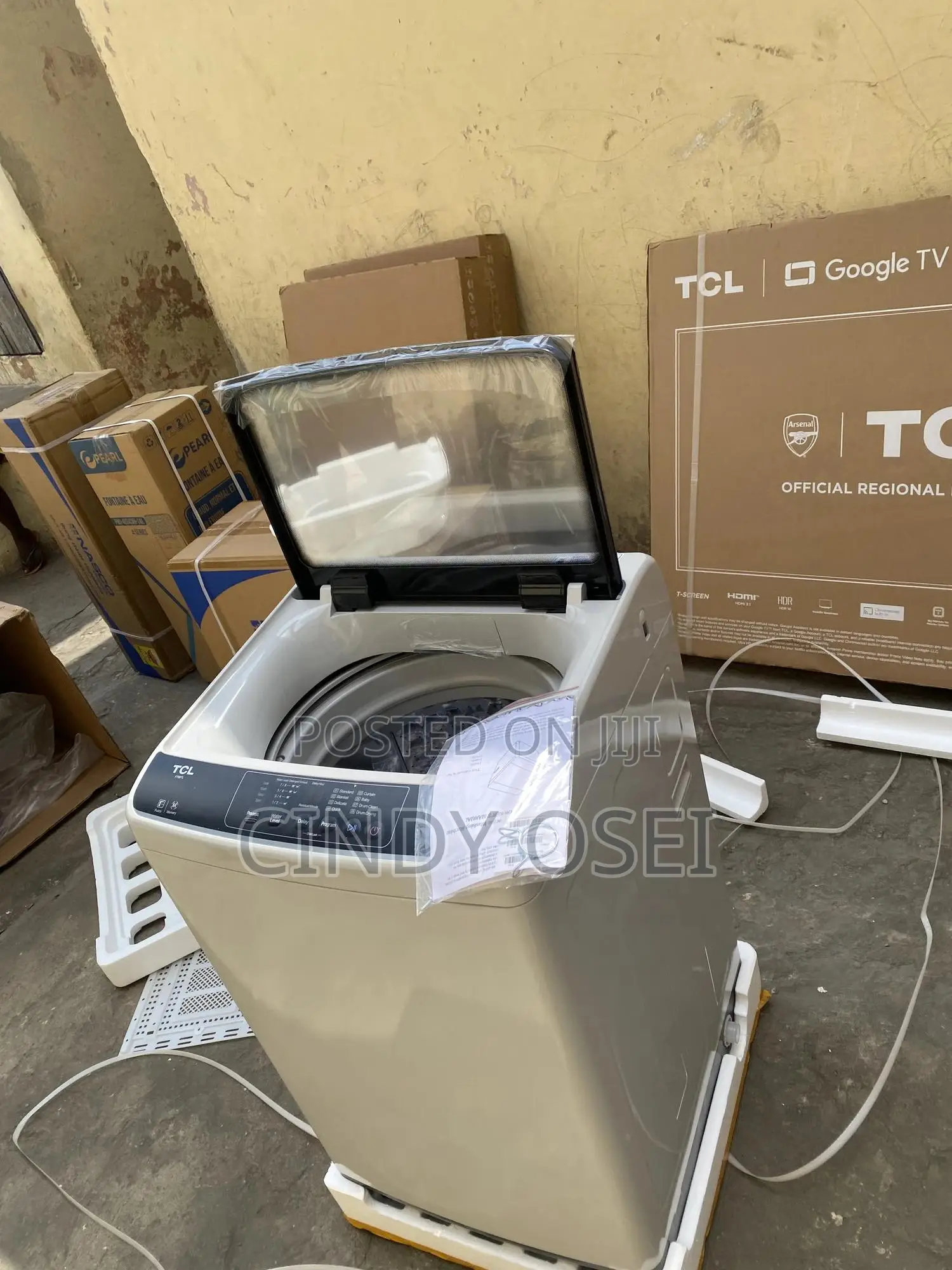 Futuristic TCL 9kg Topload Washingmachine Fully Auto