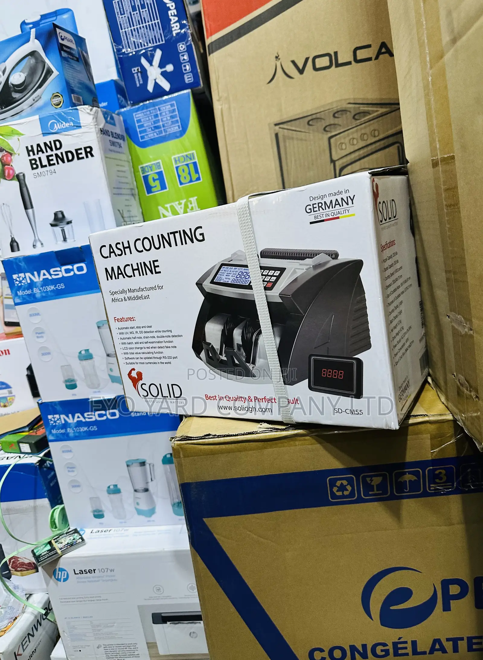 Clear Digital Display Easy Use Solid Bill Counting Machine