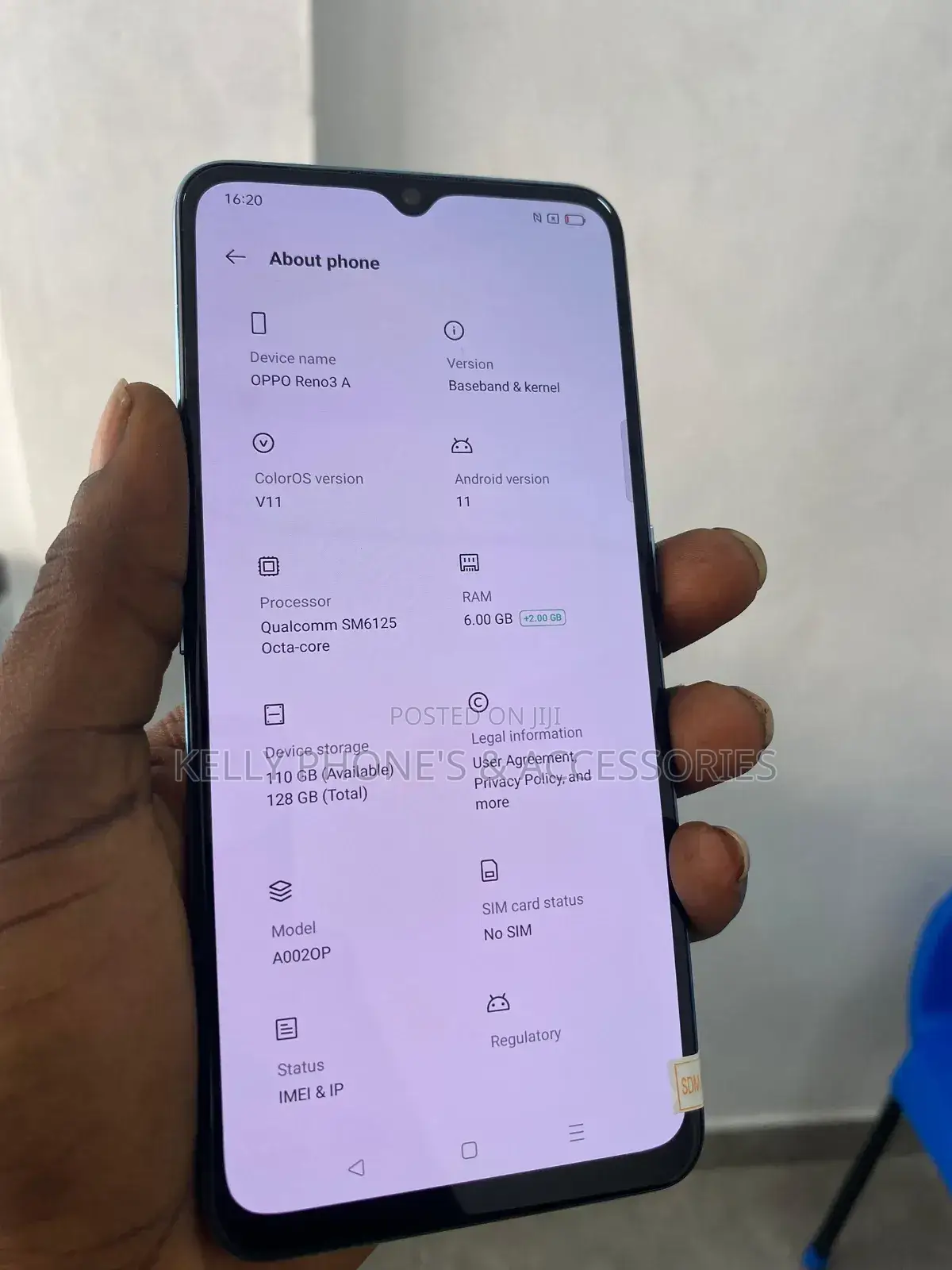 New Oppo Reno 3 128 GB Black
