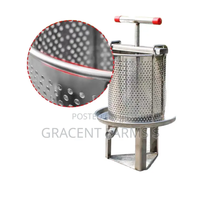 Food Grade Stainless Steel Classic Honey/Wax Press