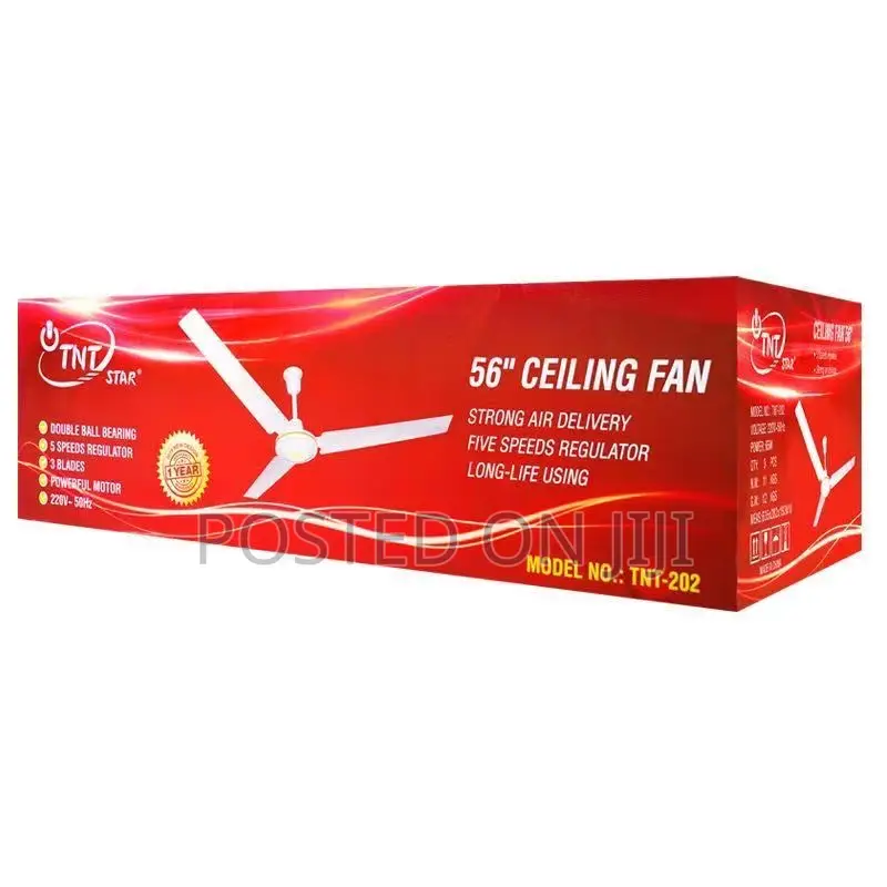 T T Ceiling Fan 56inch Blade
