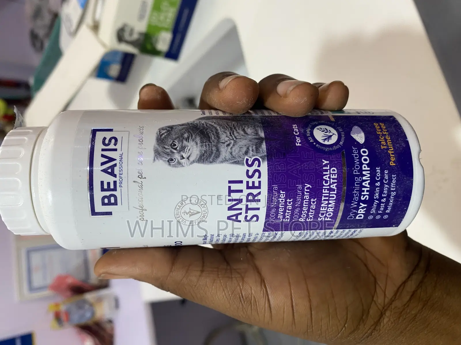 Beavis Anti Stress Dry and Washing Shampoo Powder