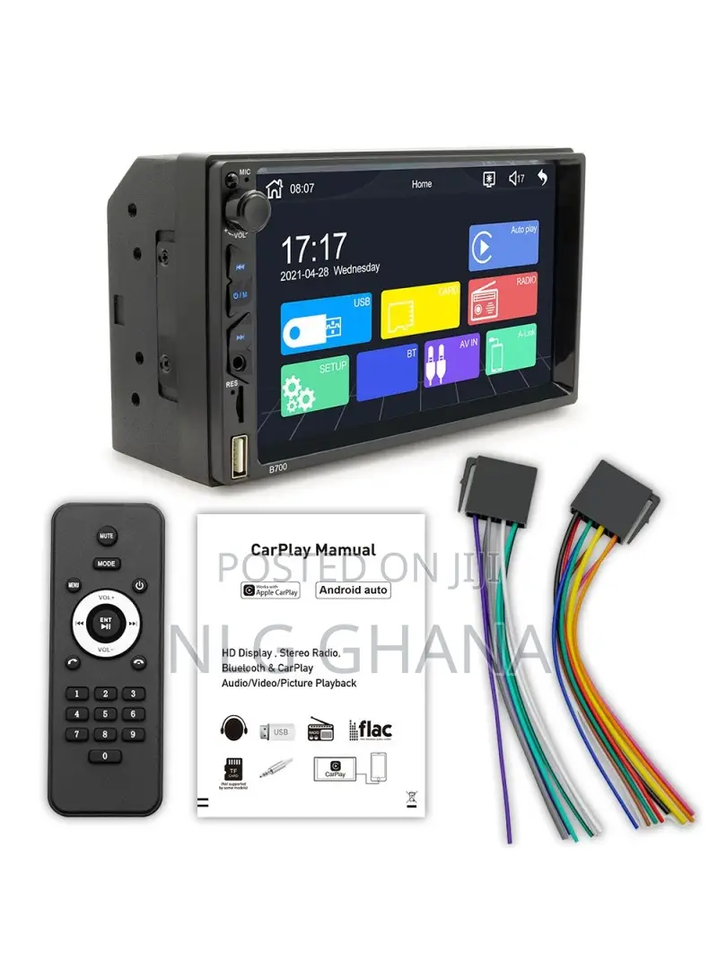 7" Car Mp5 Player Fm Car Radio Bluetooth Multimedia Support