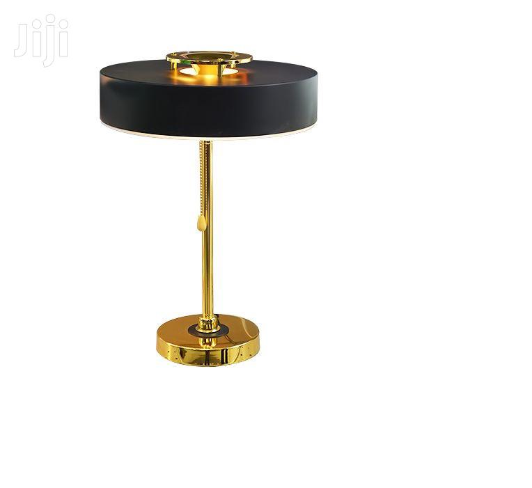 Table Lamp Golden Chrome Base
