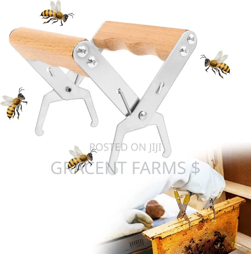 Wooden Handle Honey Comb Frame Grip
