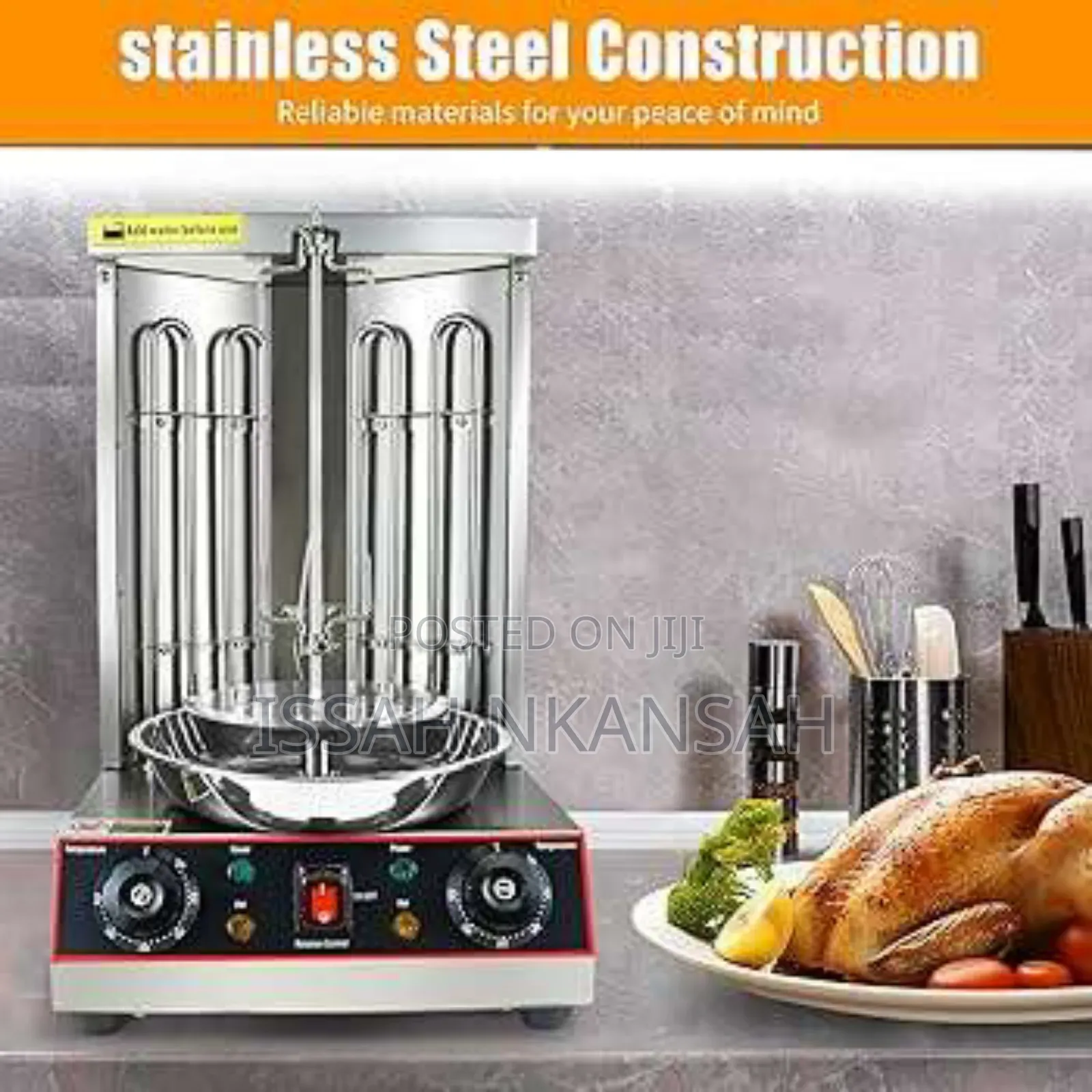 2 Burning Shawarmer Machine