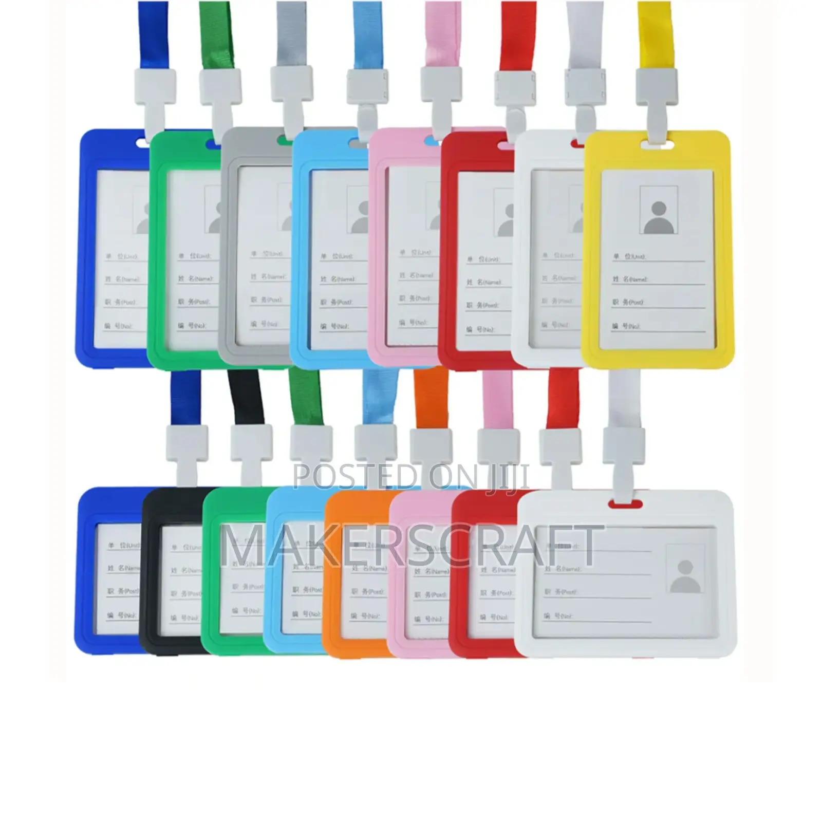 Hard Plastic ID Card Holder, ID Holder
