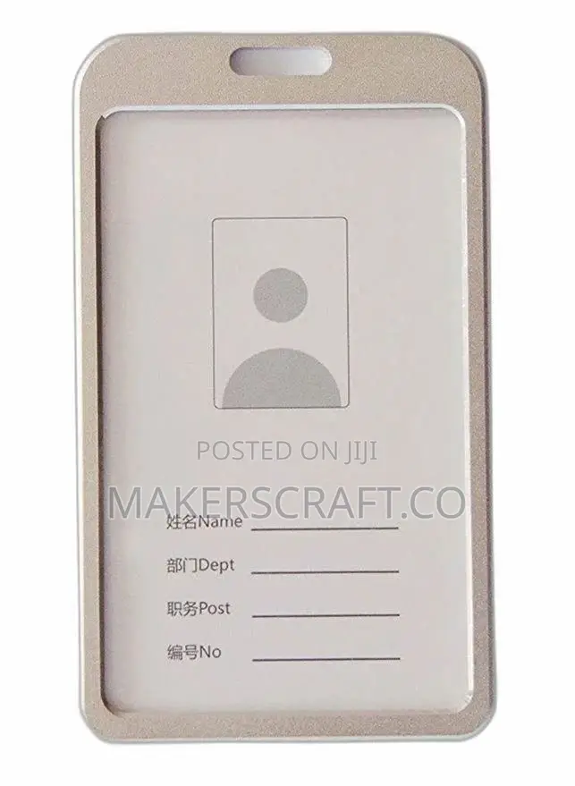 Metallic Id Card Holder