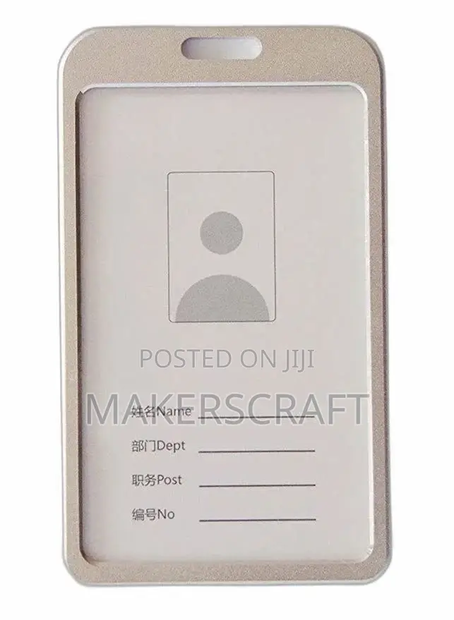 Metallic Id Card Holder